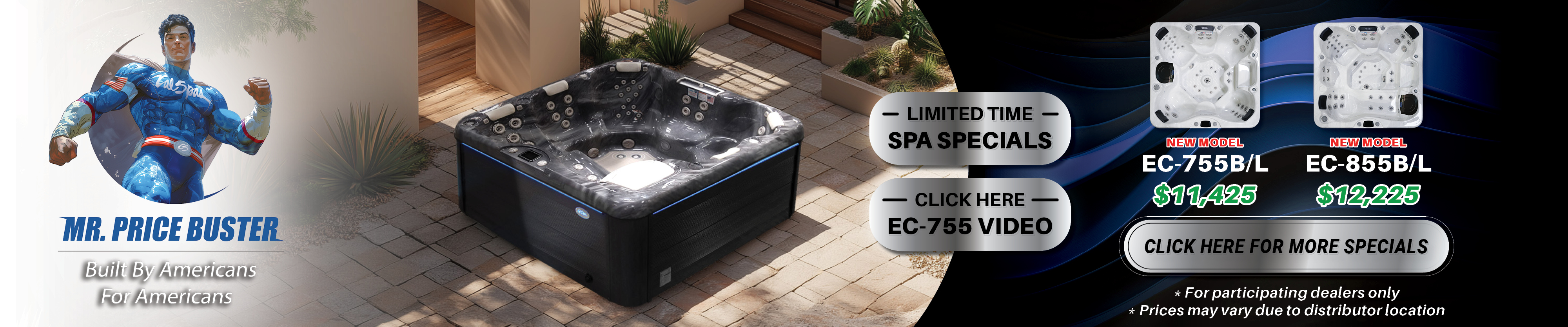 Calspas hot tub being used in a family setting - Bolingbrook